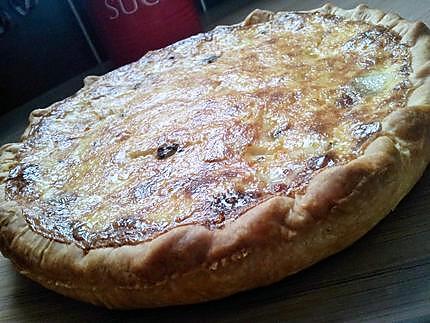 recette Quiche lorraine aux 3 fromages