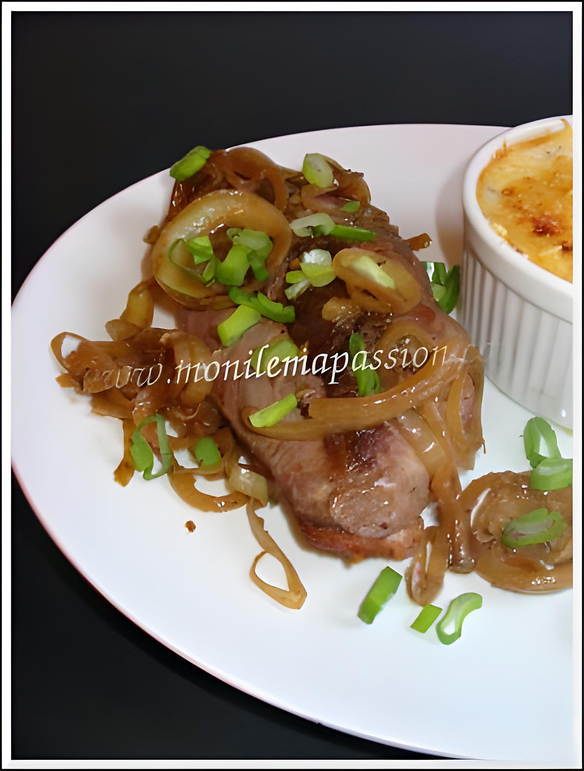 recette Steak de canard à la créole