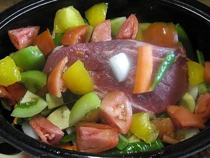 recette Macreuse de boeuf aux légumes.