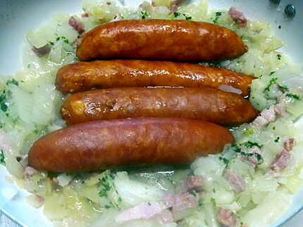 recette Saucisses diots de Savoie au fenouil.