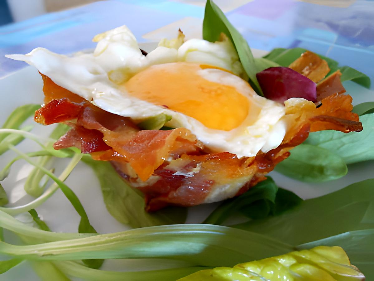 recette oeuf au plat dans son panier