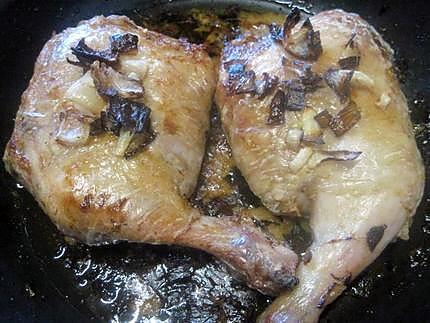 recette Cuisses de poulet farcies.