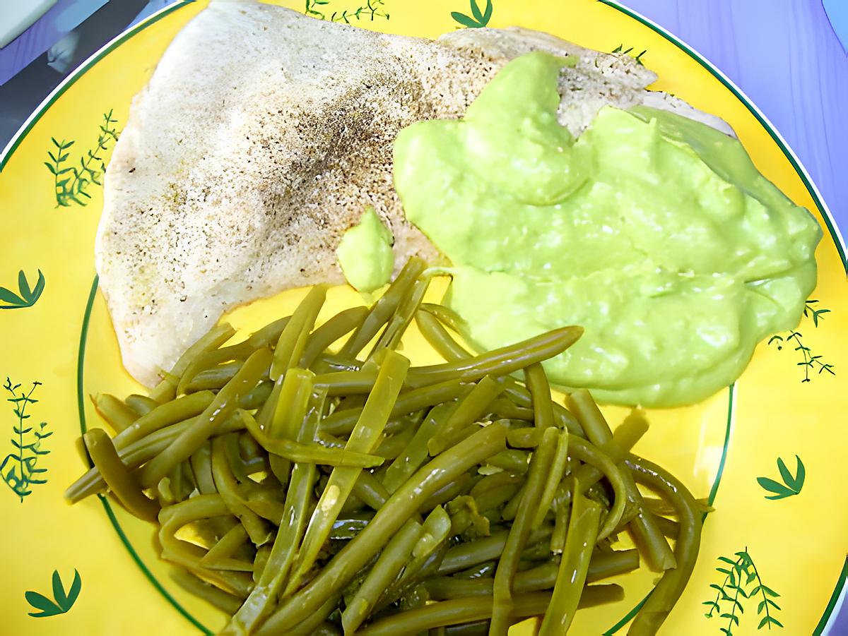 recette Escalope de veau à la crème d'avocat