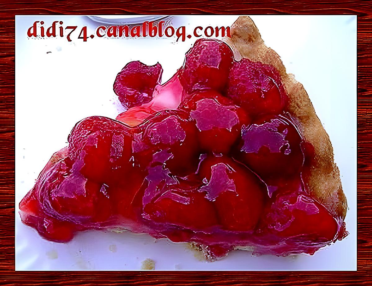 recette Tarte aux framboises