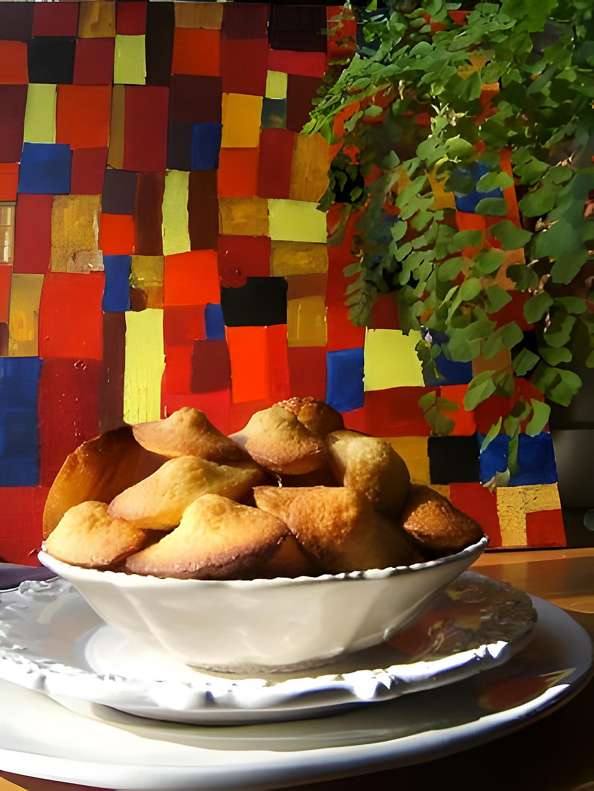 recette Madeleines à la crème de frangipane