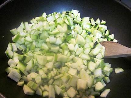 recette Terrine de courgettes au crabe et fromage de chèvre.