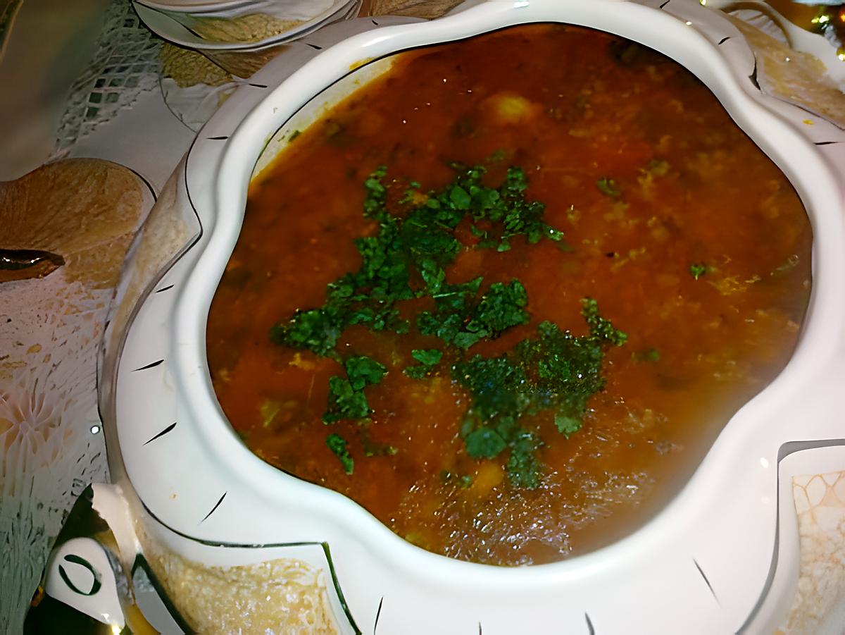 recette chorba frik "soupe algerienne"