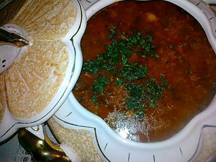 recette chorba frik "soupe algerienne"