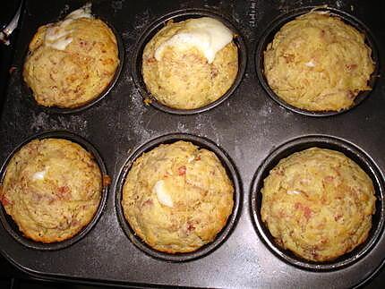 recette Muffins coeur coulant au Saint-nectaire