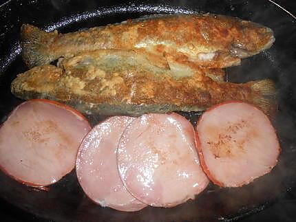 recette Truite au bacon