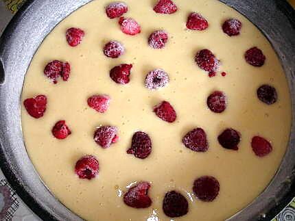 recette Suprème fondant aux framboises