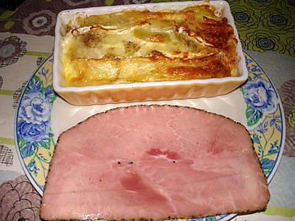 recette Gratin de pomme de terre au camenbert