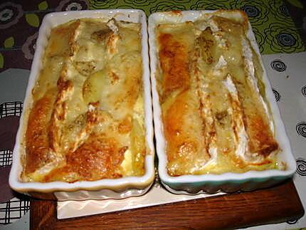 recette Gratin de pomme de terre au camenbert