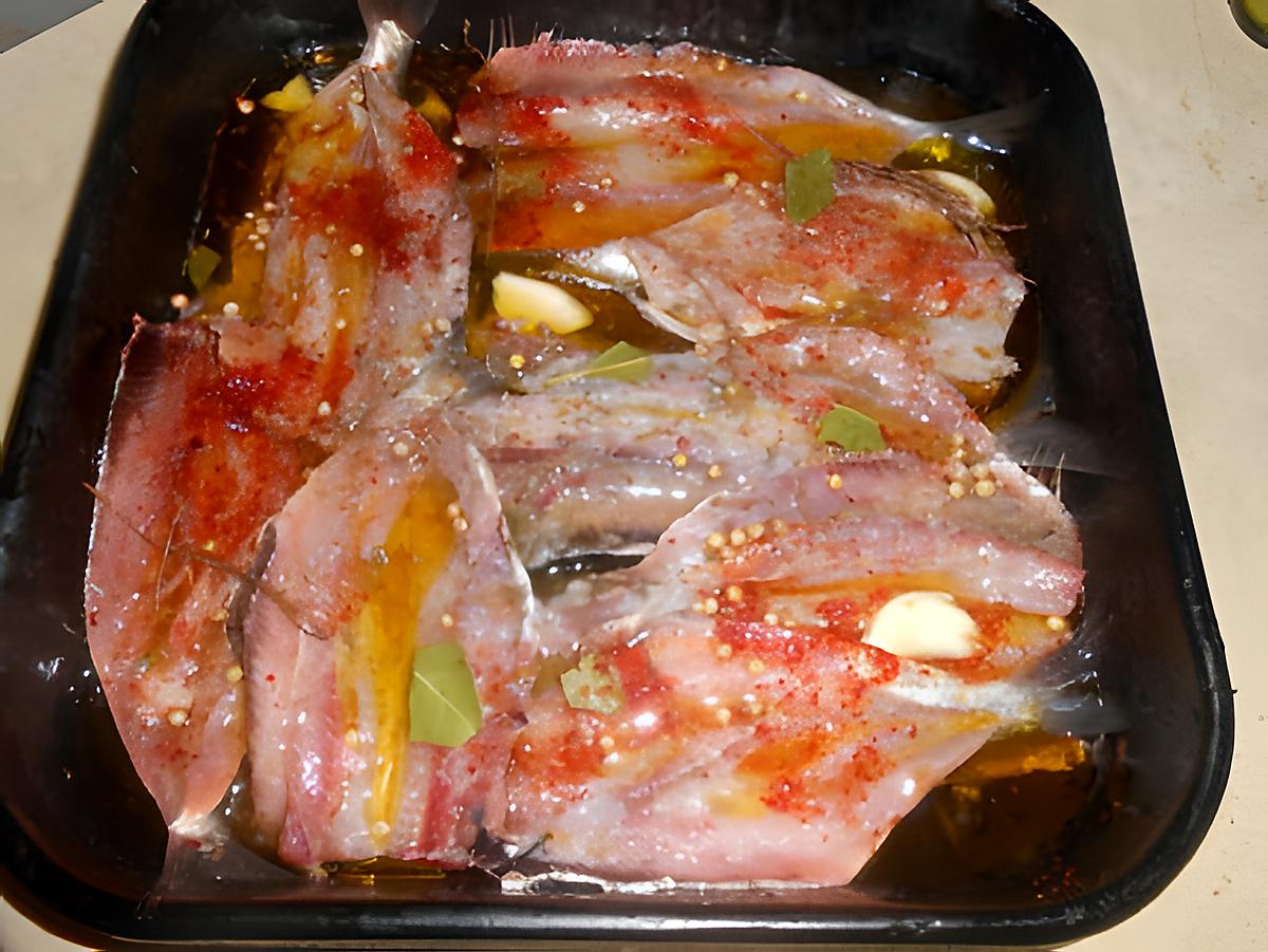 recette Filets de sardines marinés