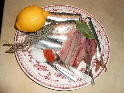 recette Filets de sardines marinés