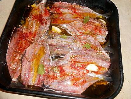 recette Filets de sardines marinés