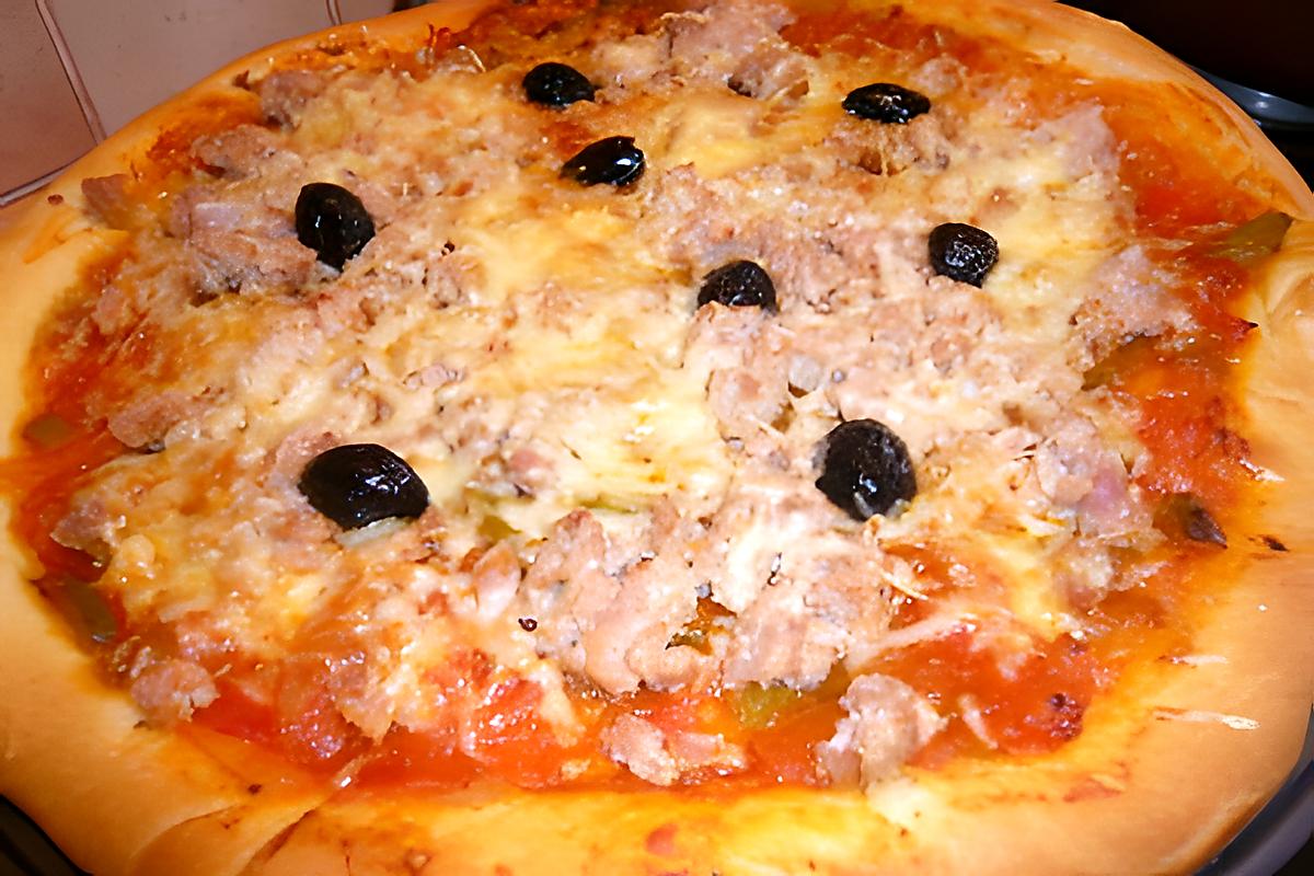 Recette De Pizza Aux Thons Et A La Tomates Recette De Pizza Aux Thons Et A La Tomates