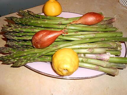 recette Asperges vertes sauce paprika