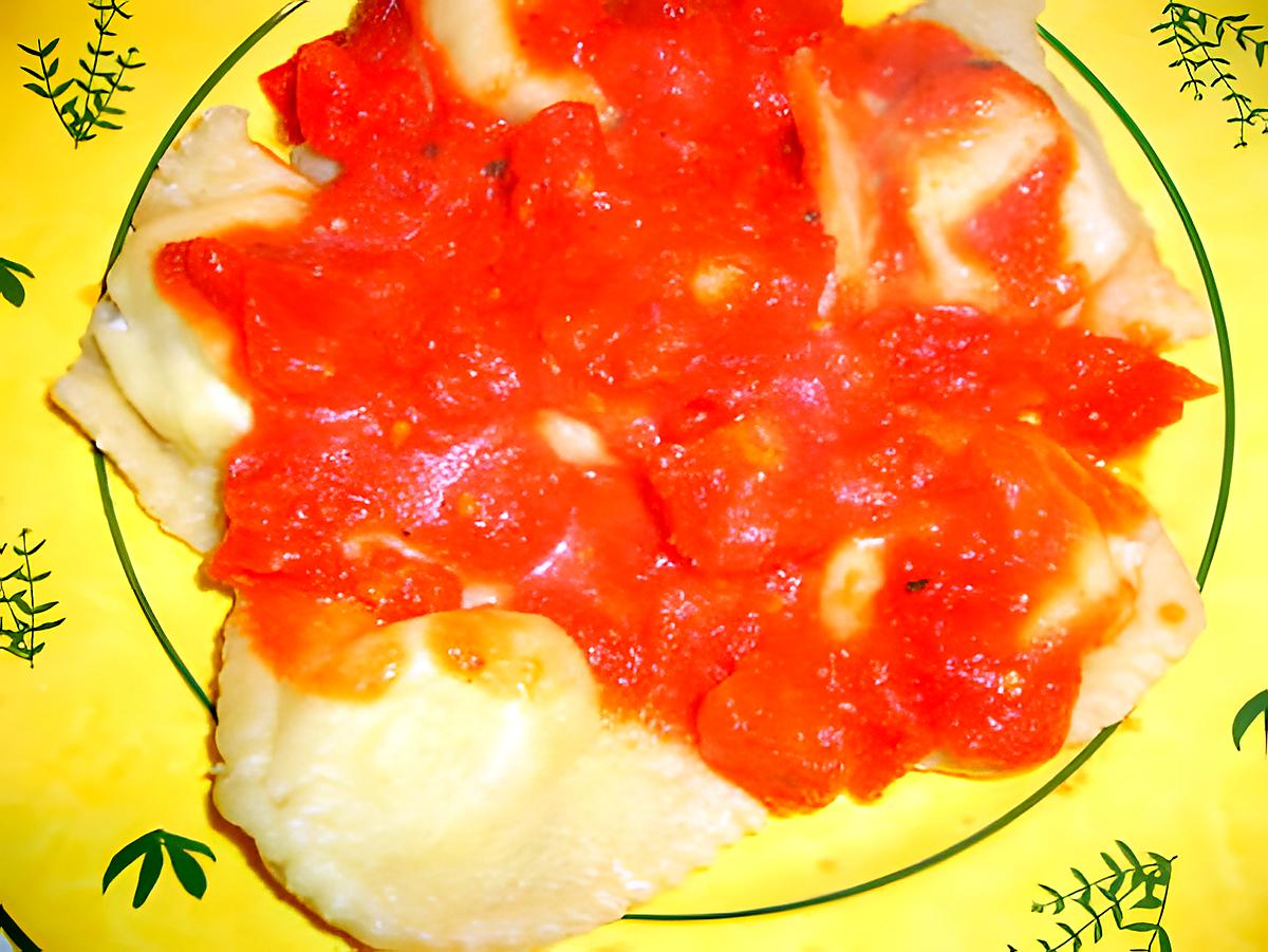 recette Raviolis ricotta et jambon