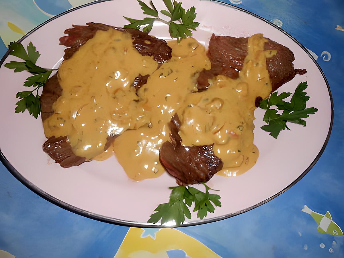 recette Bavette d aloyau a la dijonaise