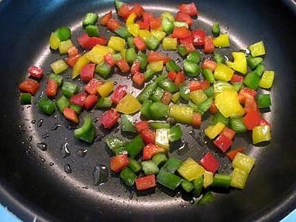 recette Riz aux légumes et chorizo.