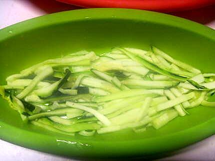 recette filets de merlan à la courgette et tomates au micro-ondes.