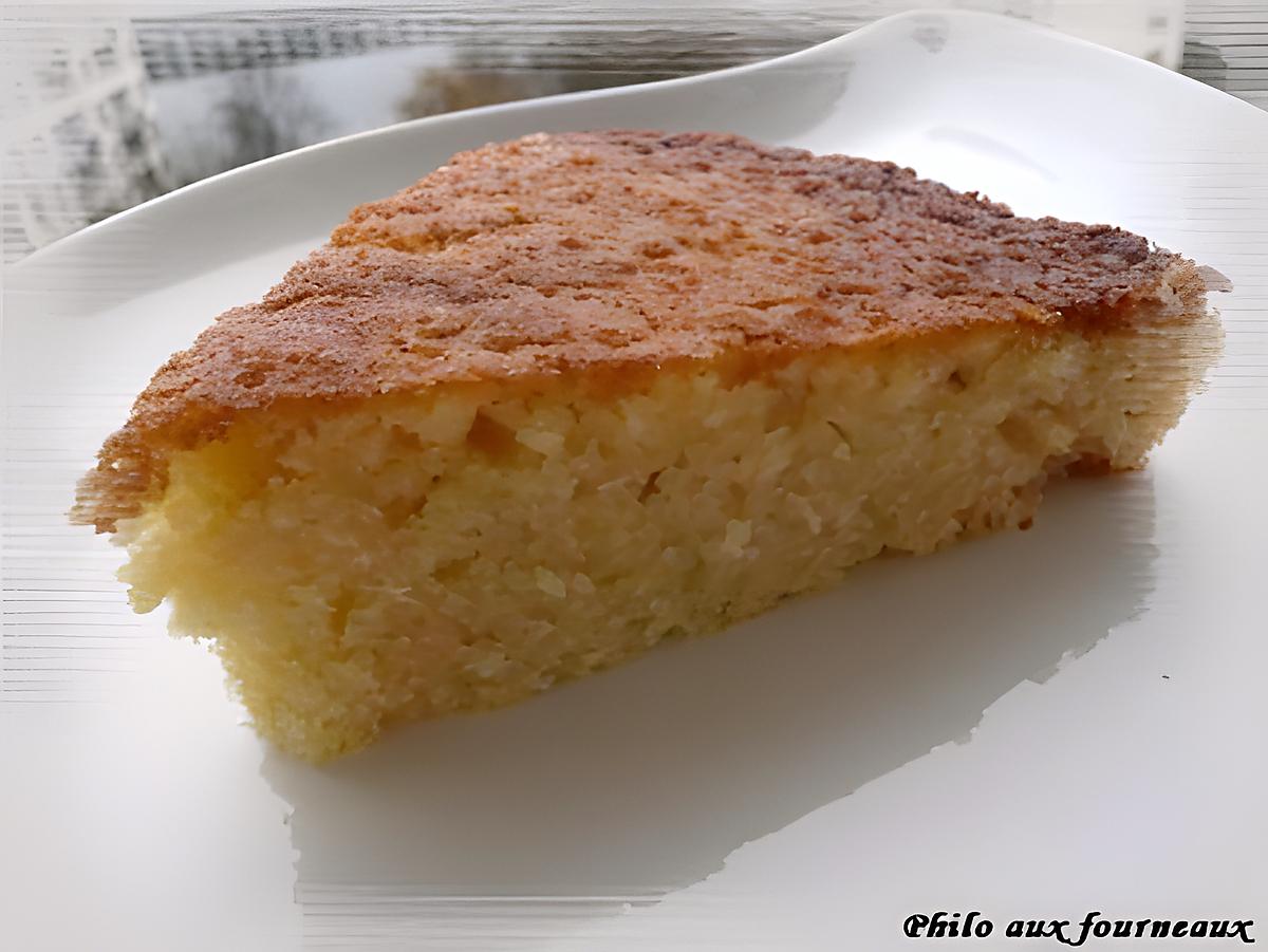 recette Gâteau fondant à la noix de coco