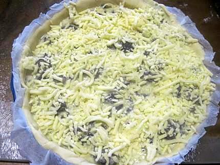 recette Quiche aux escargots.