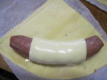 recette Feuillettés aux saucisses de Toulouse.