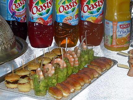 recette Buffet aperitif MARIAGE