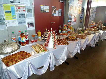 recette Buffet aperitif MARIAGE