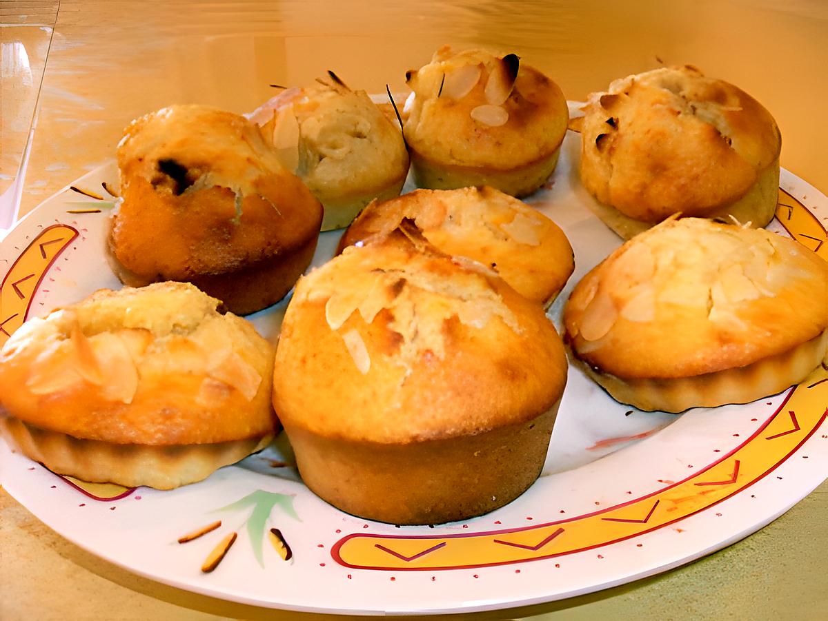 recette muffins au miel et aux amandes