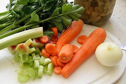 recette Soupe à la rhubarbe et aux légumes