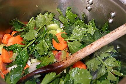 recette Soupe à la rhubarbe et aux légumes
