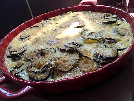 recette Gratin de courgettes à la créme et citron