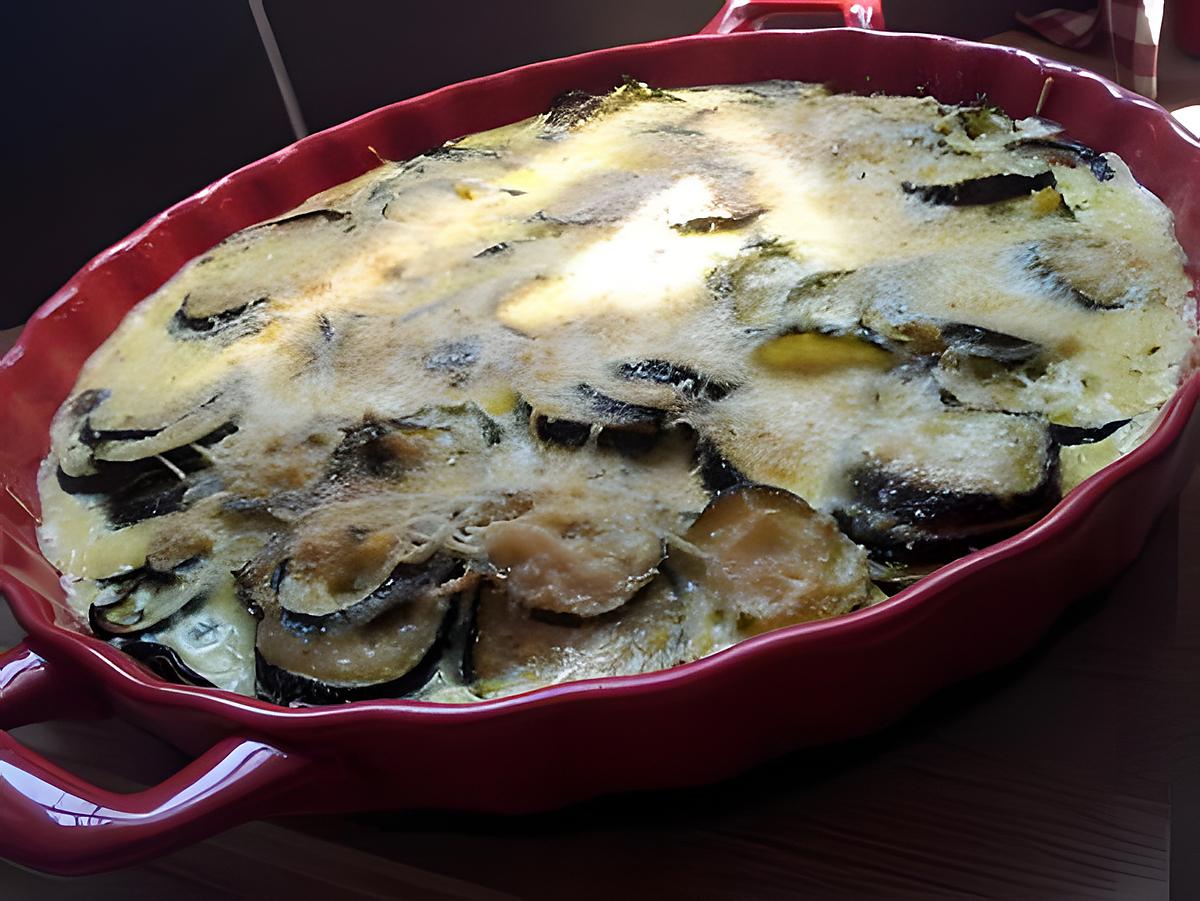 recette Gratin de courgettes à la créme et citron