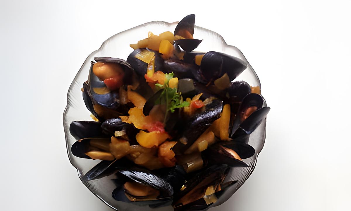 recette moules aux couleur du sud