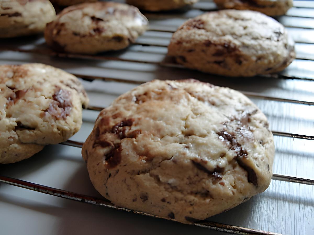 recette cookies trois chocolat