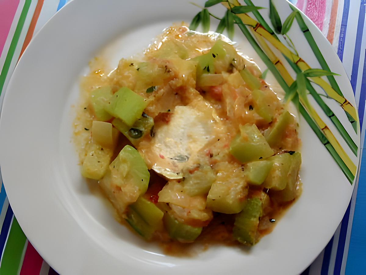 recette COURGETTES A LA TOMATE, BASILIC ET CHEVRE