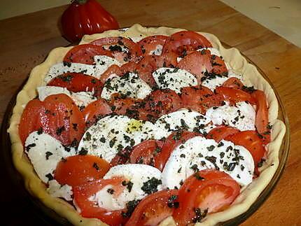 recette tarte tomate/mozza