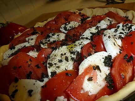 recette tarte tomate/mozza