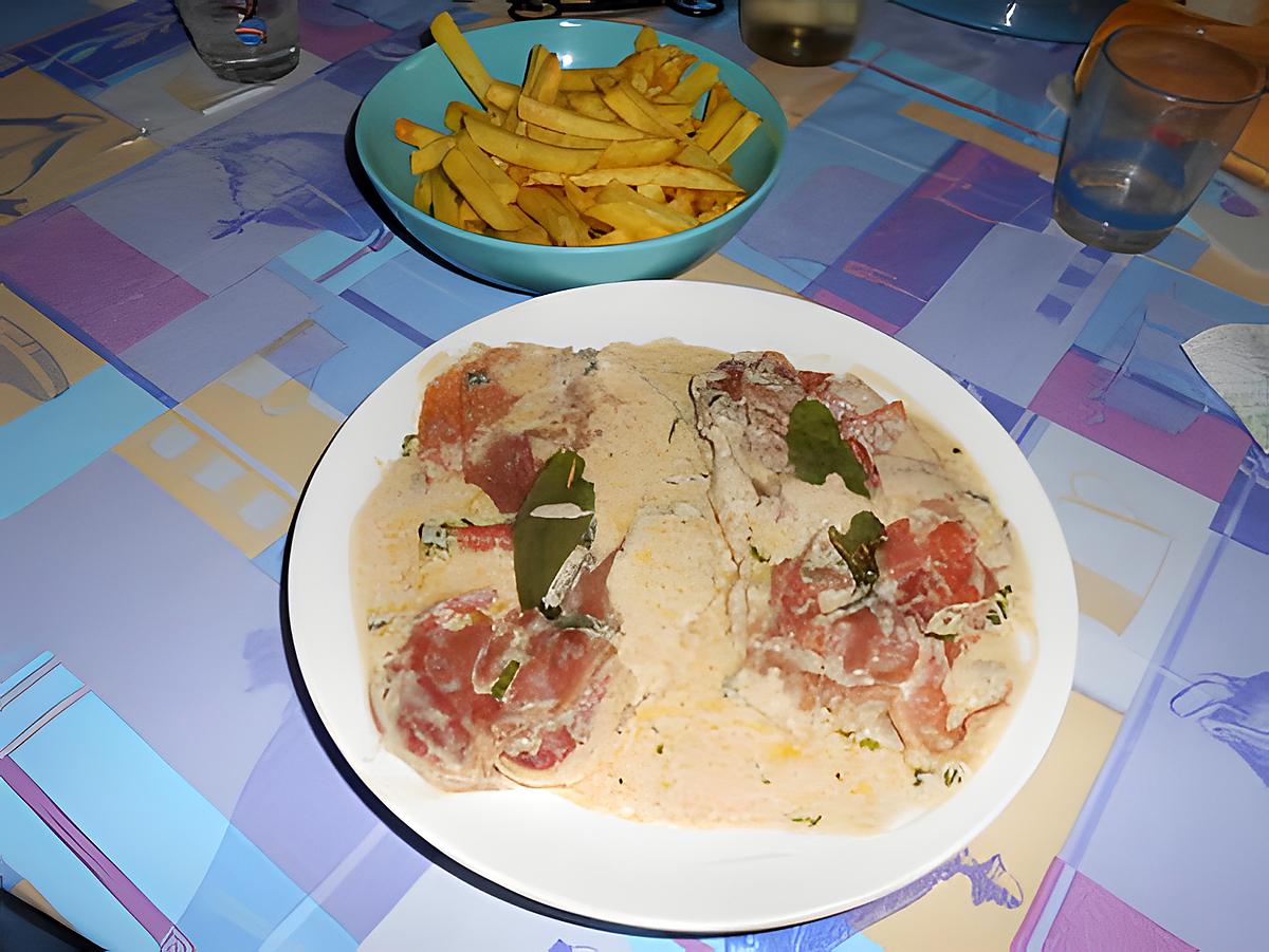 recette saltimbocca à ma façon,