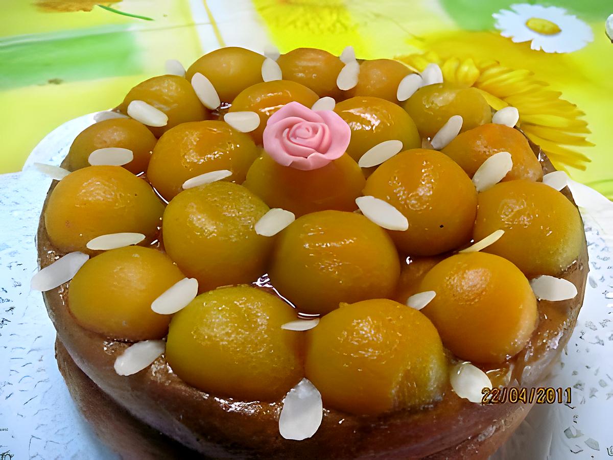 recette Gâteau aux abricots, " sans cuisson ".