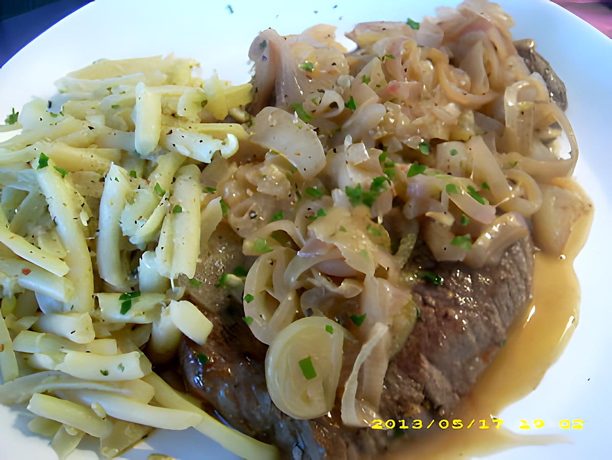 recette bavette aux échalotes