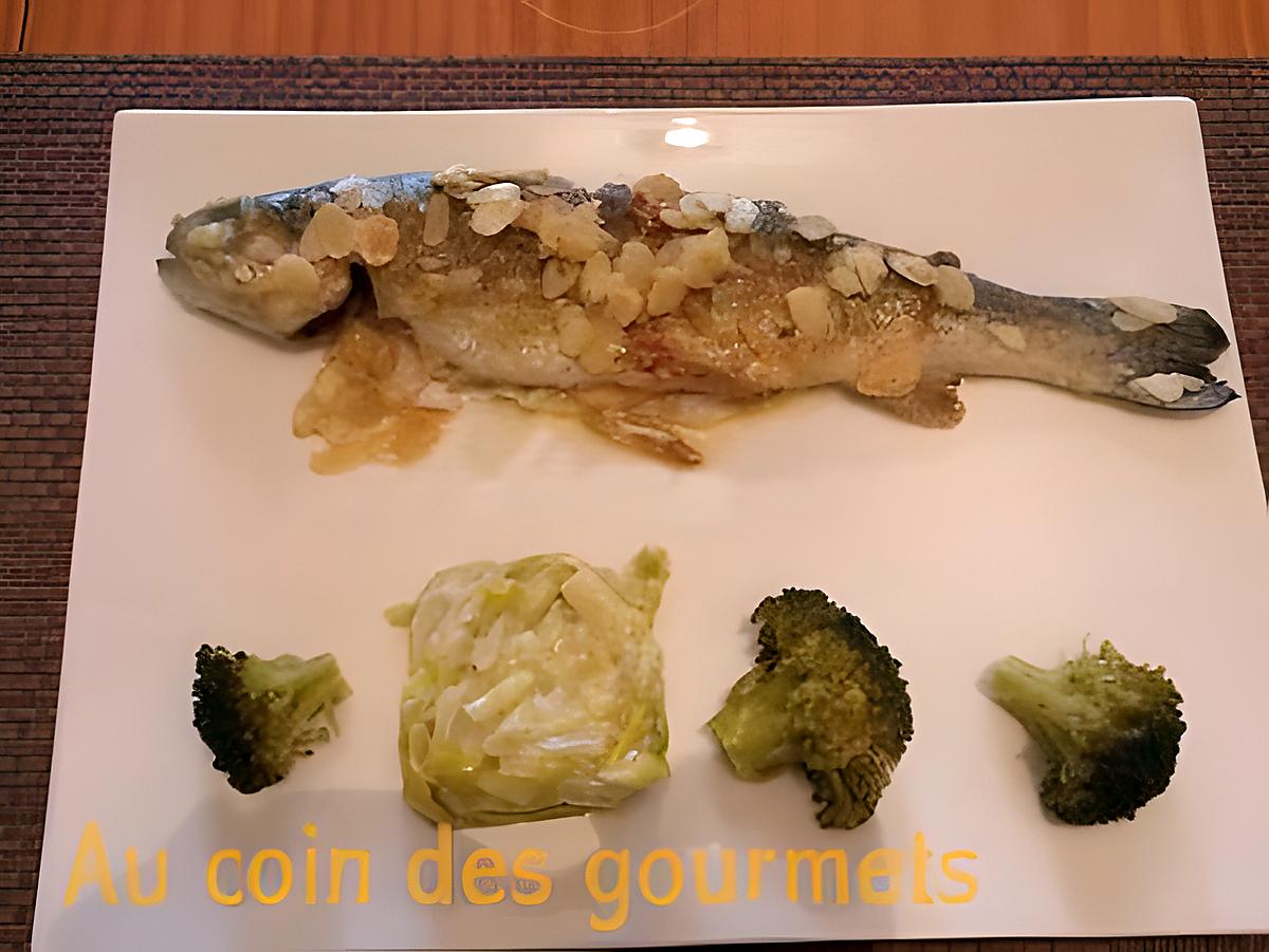 recette Truite aux amandes