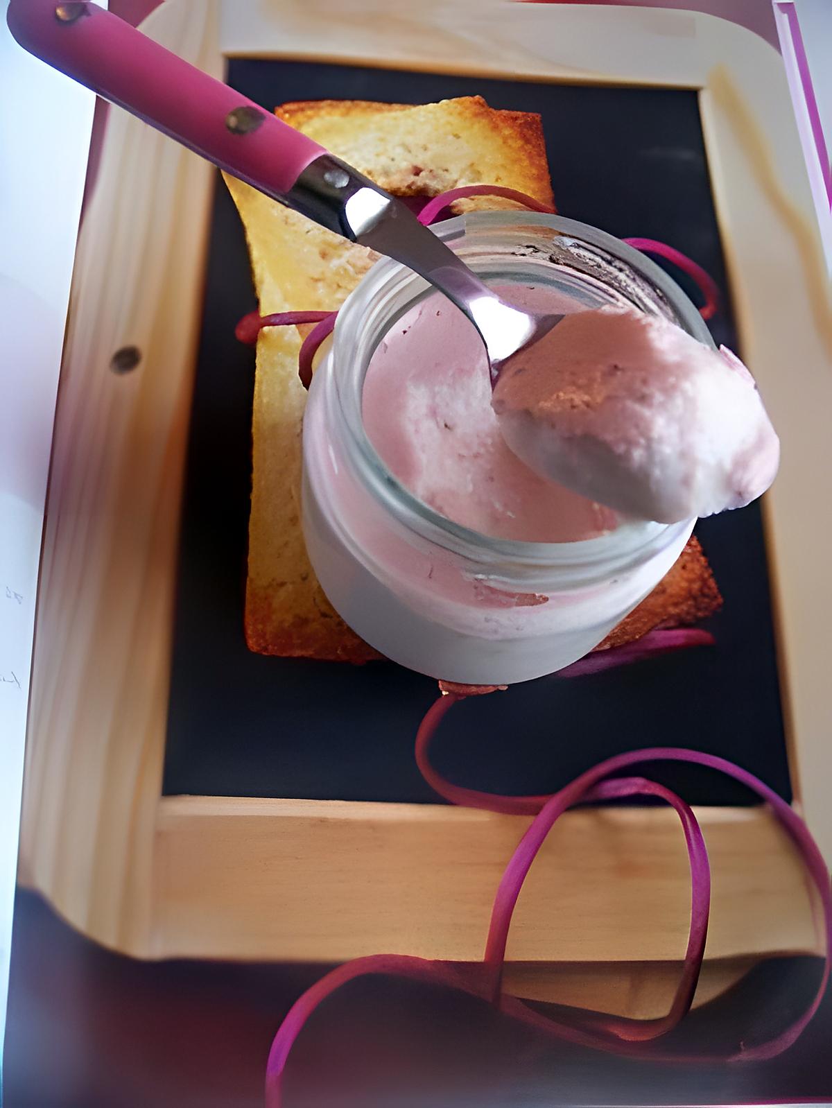 recette yaourts a la rose et framboises