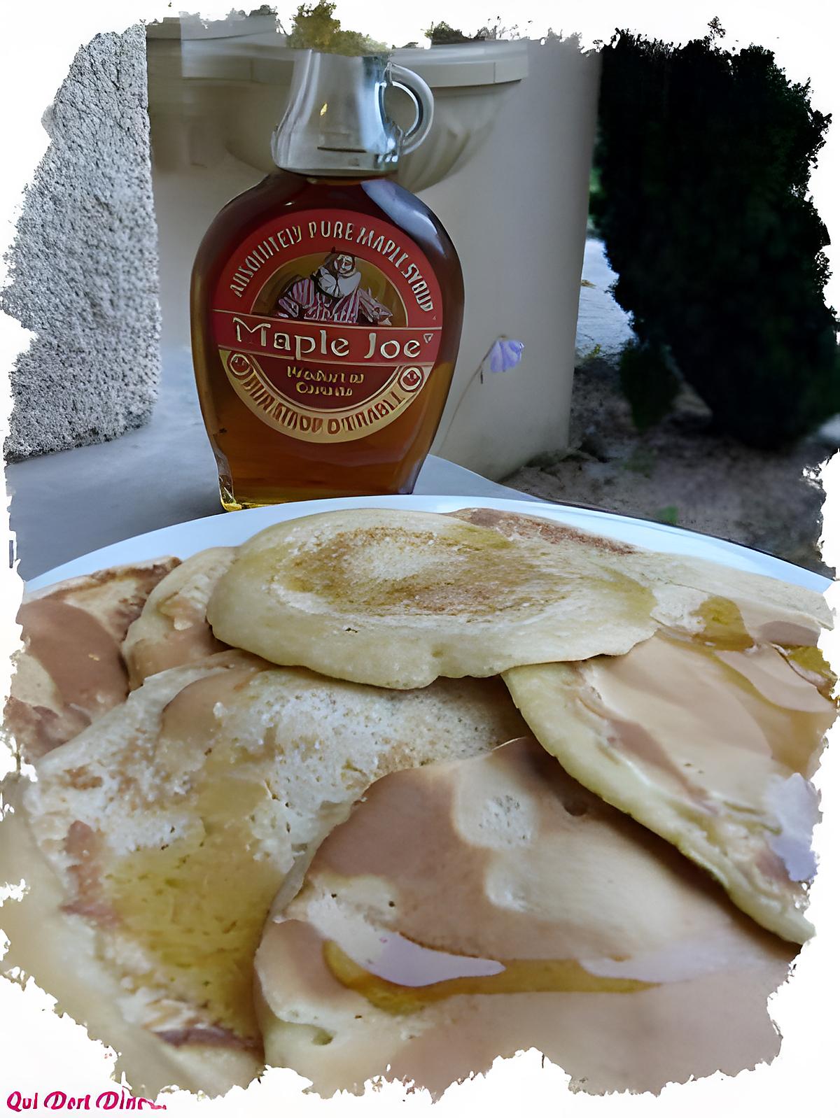 recette Pancakes au sirop d'érable