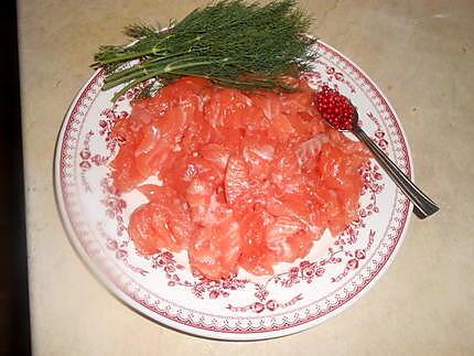 recette Tartare de saumon