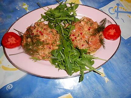 recette Tartare de saumon