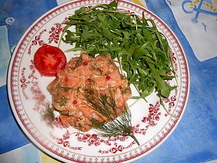 recette Tartare de saumon